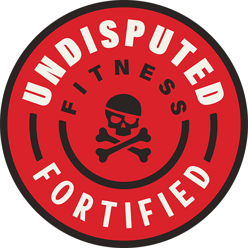 Undisputed Fitness - Fortified Logo Red 500x500